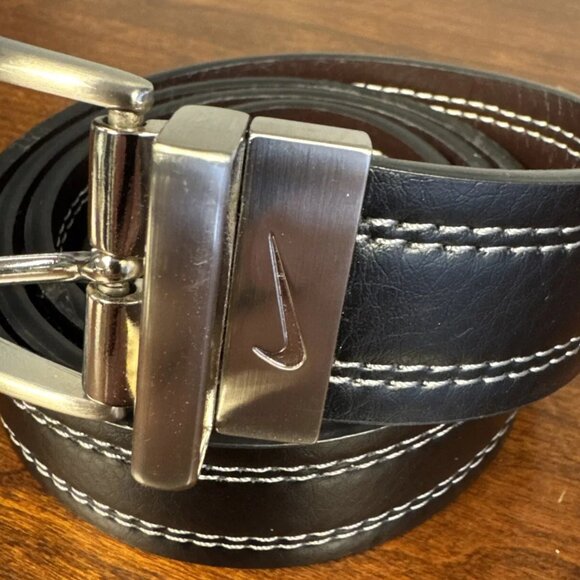 Nike Core Golf Reversible Lifestyle Belt Mens Size 36 Black/Brown S500120X - Picture 3 of 4